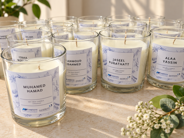 Personalized Medpharma Soy Wax Candles