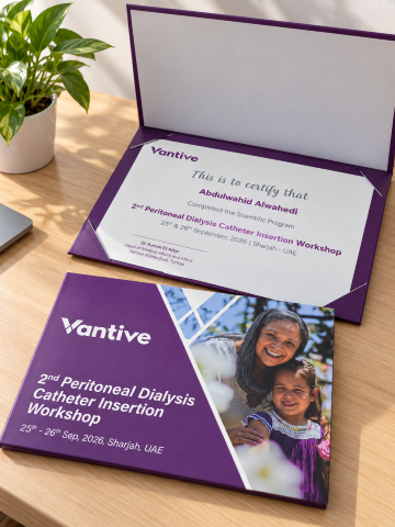 Vantive Workshop Certificate Presentation Folder