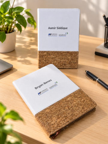 MedPharma and Saudi German Health Cork & Vegan Leather Notebook