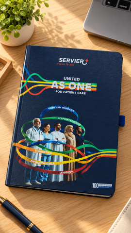 Servier United As One Hardcover Medical Journal