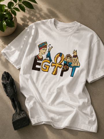 Artistic Graphic Printed White T-shirt